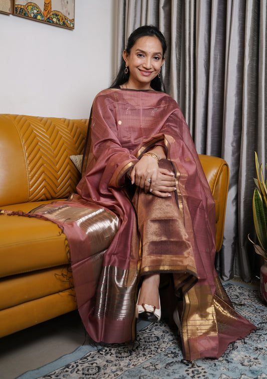 Maheshwari Silk Suit