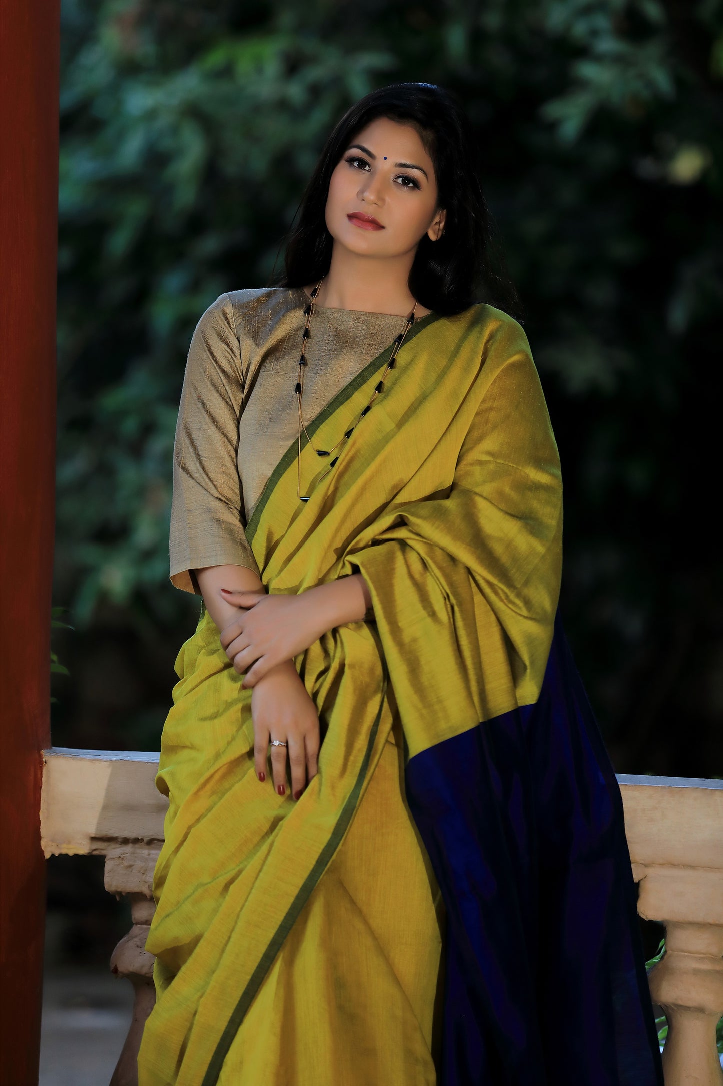 Maharani - handmade cotton silk saree