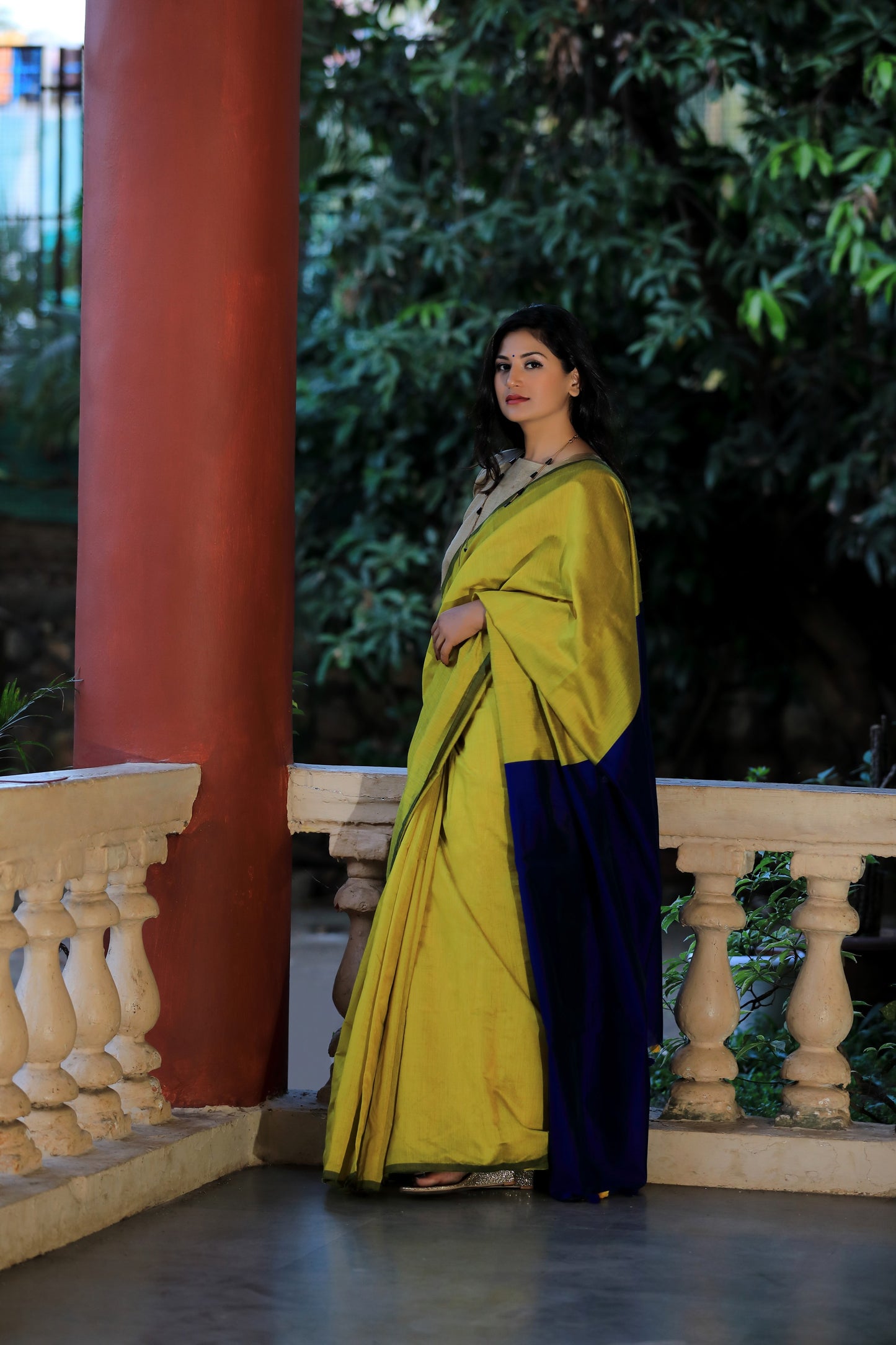 Maharani - handmade cotton silk saree