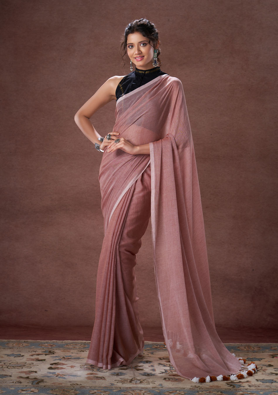 Mocha Mousse Saree