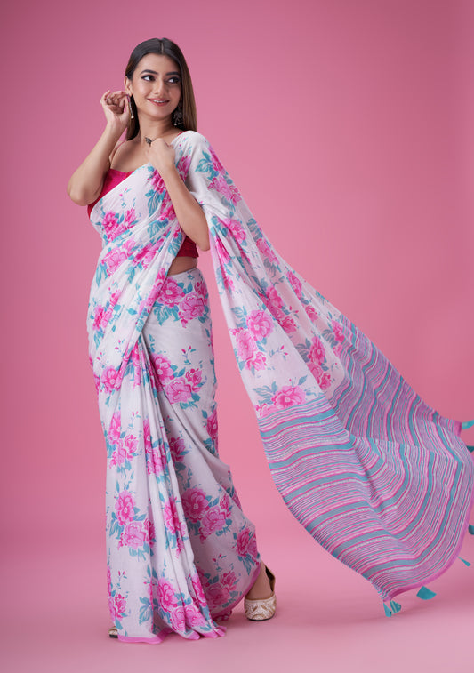 Bagecha Mul Cotton Saree