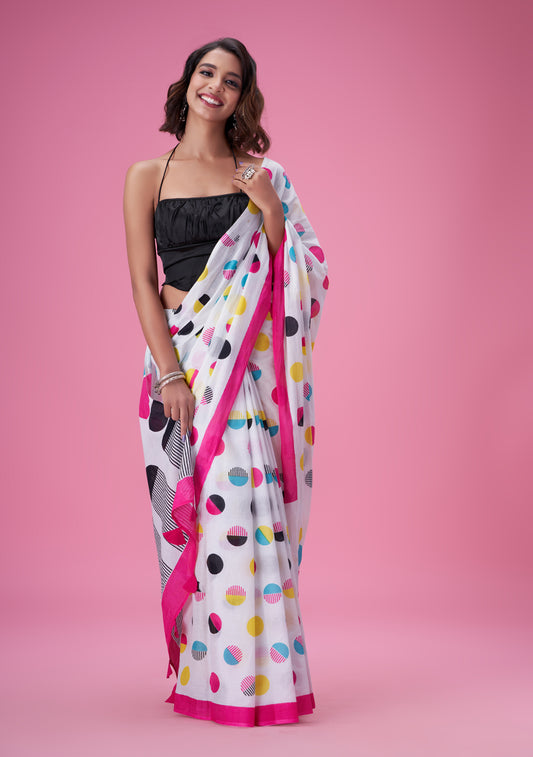 Goldspot MulCotton Saree