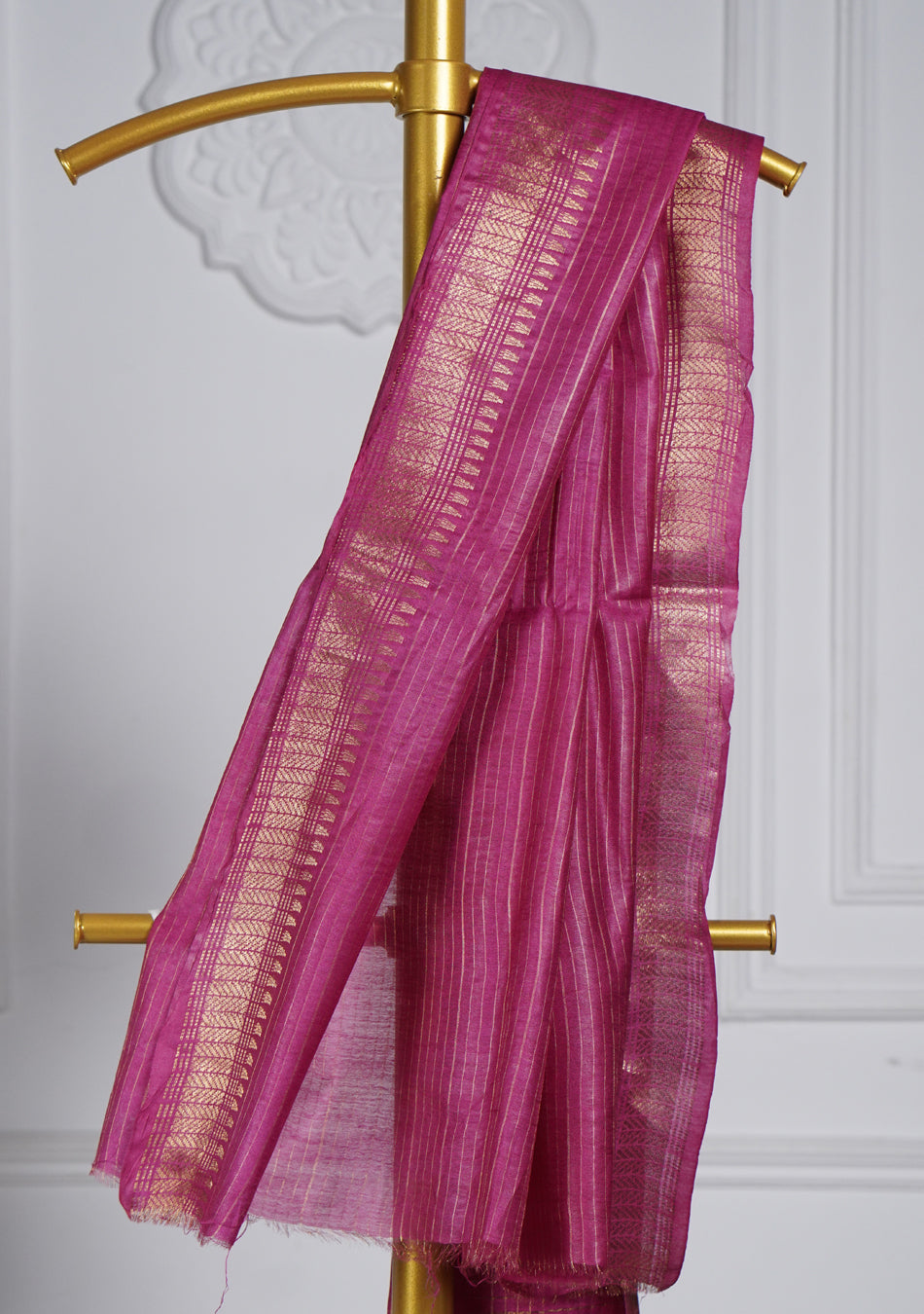 Pink Silk Saree