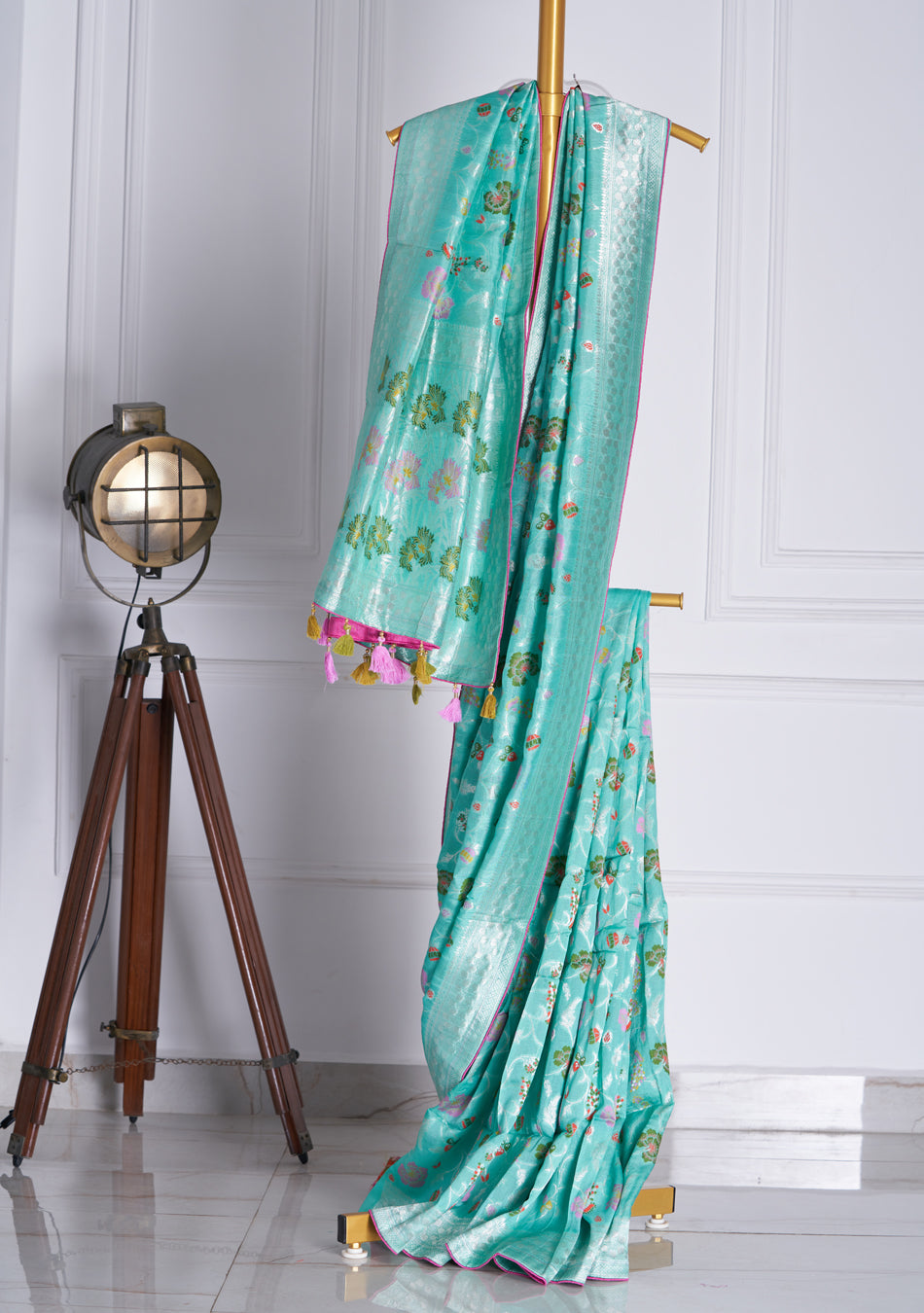 Blue Silk Saree