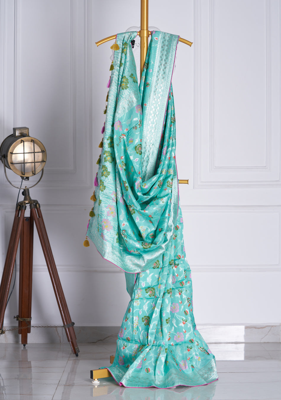 Blue Silk Saree