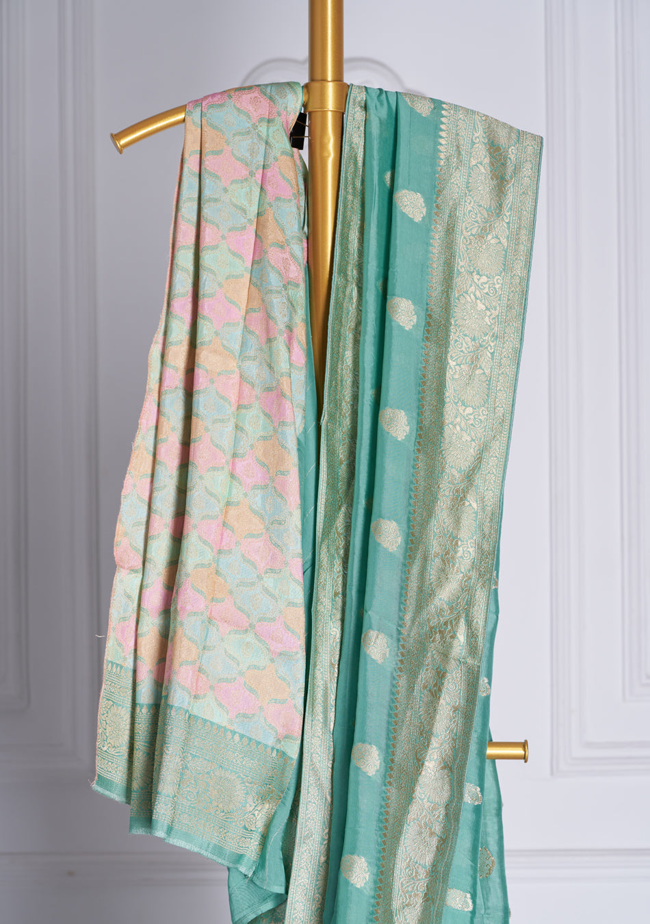 Sea green Silk Saree