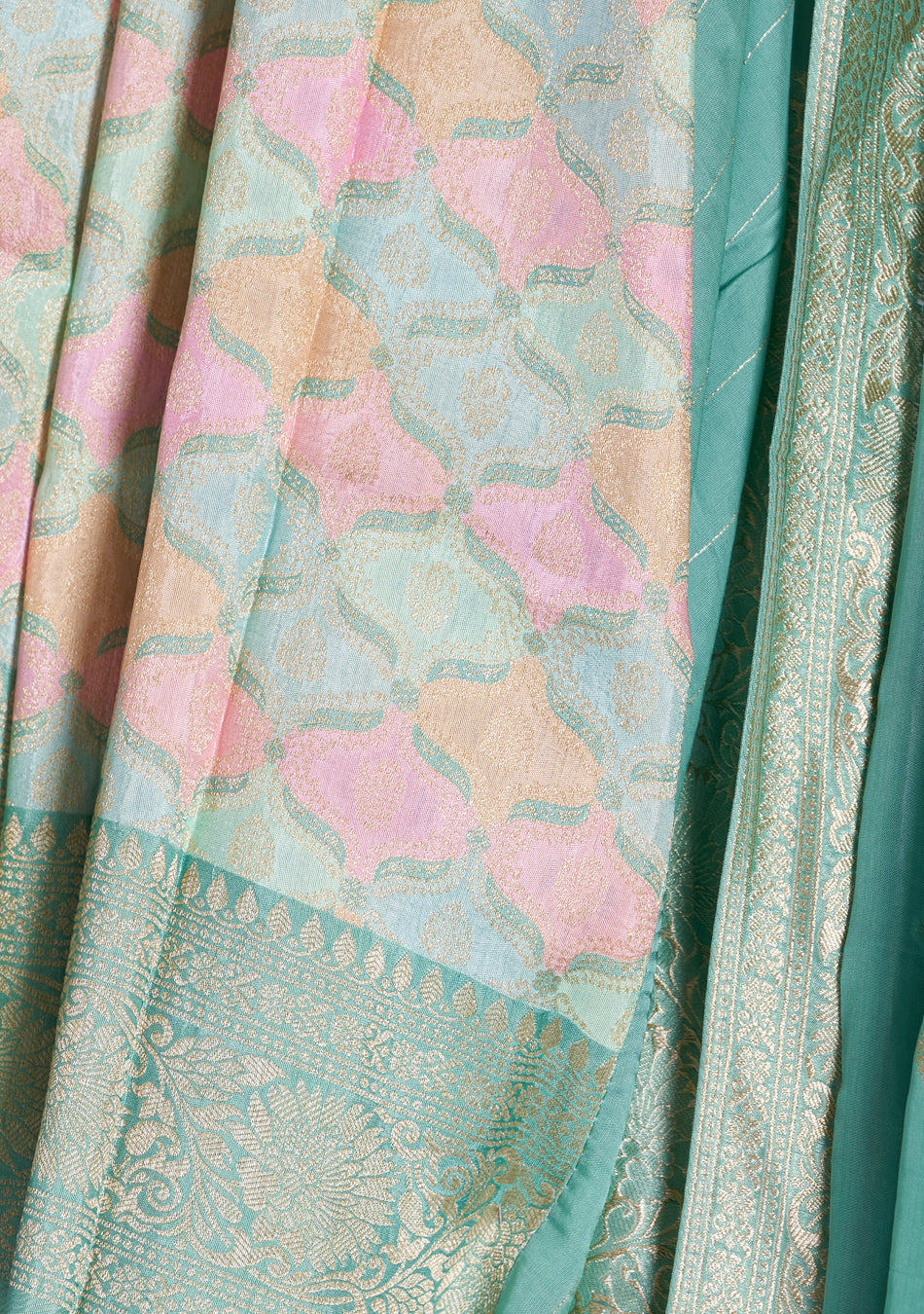 Sea green Silk Saree