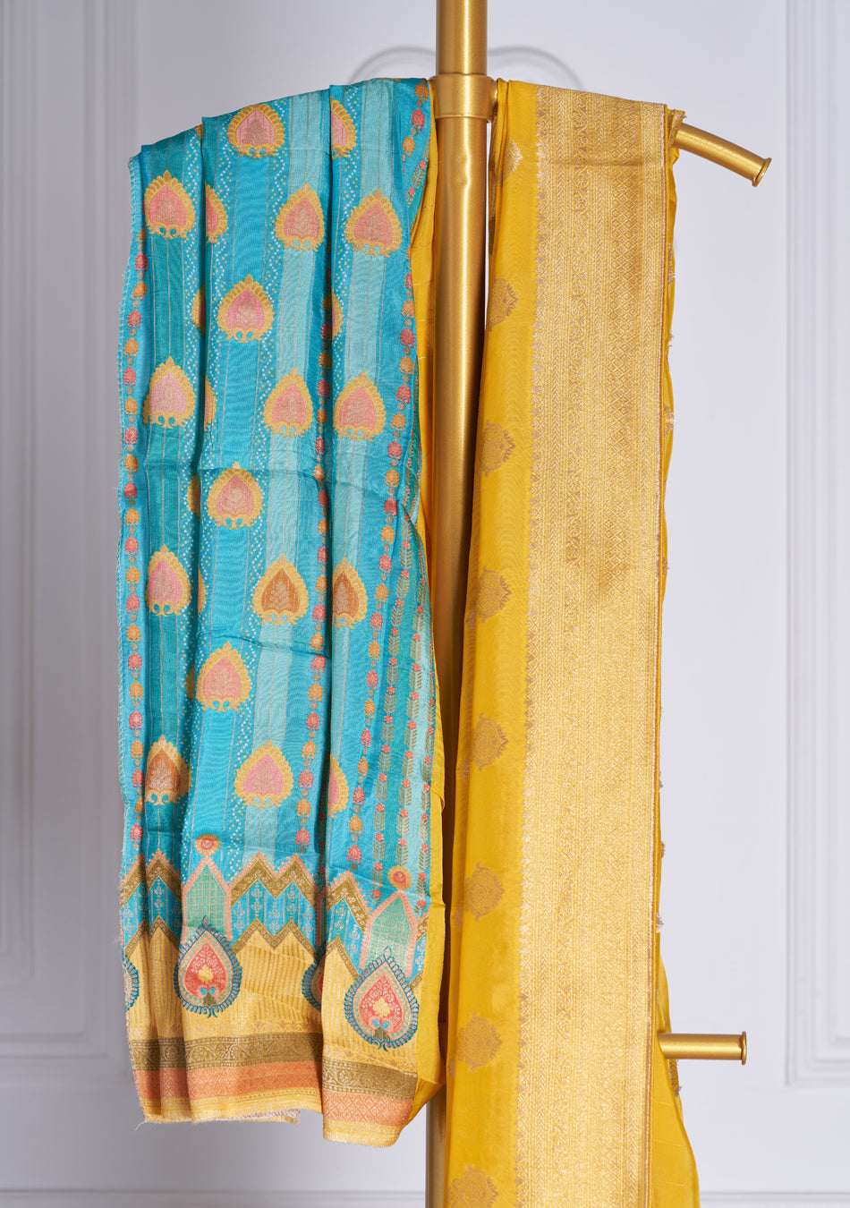 Yellow Silk Saree