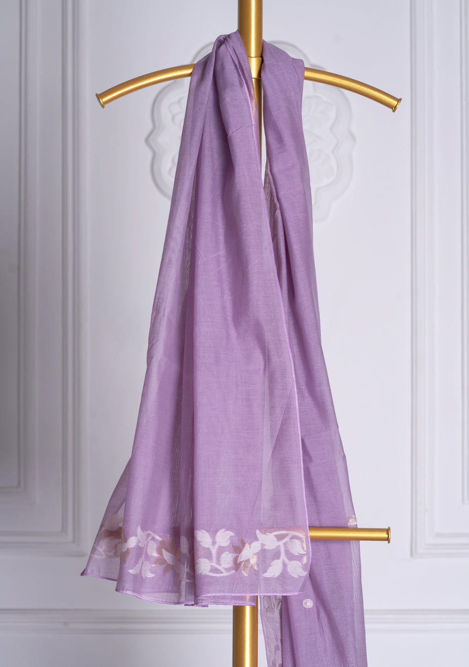 Purple Jamdani Saree