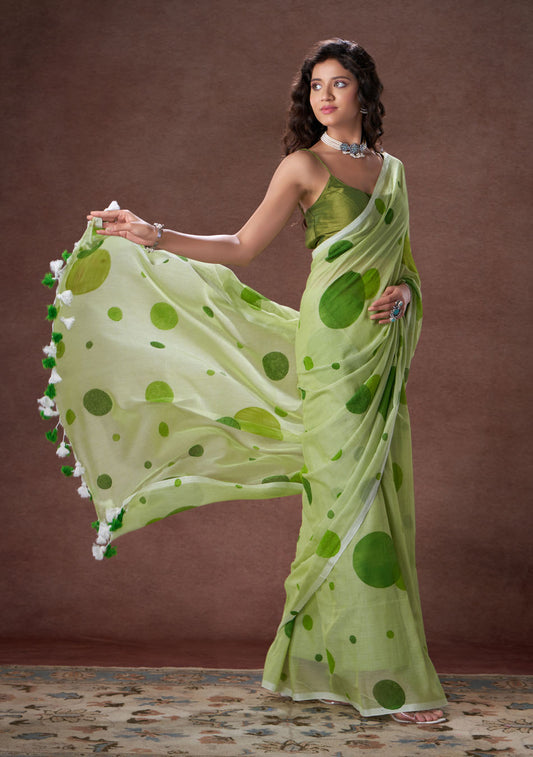 Green on Green Polka