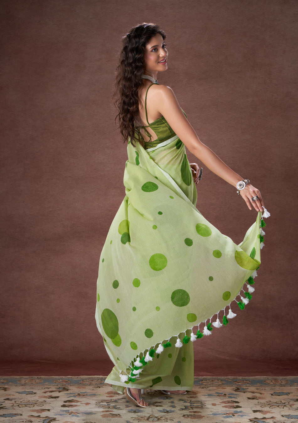 Green on Green Polka