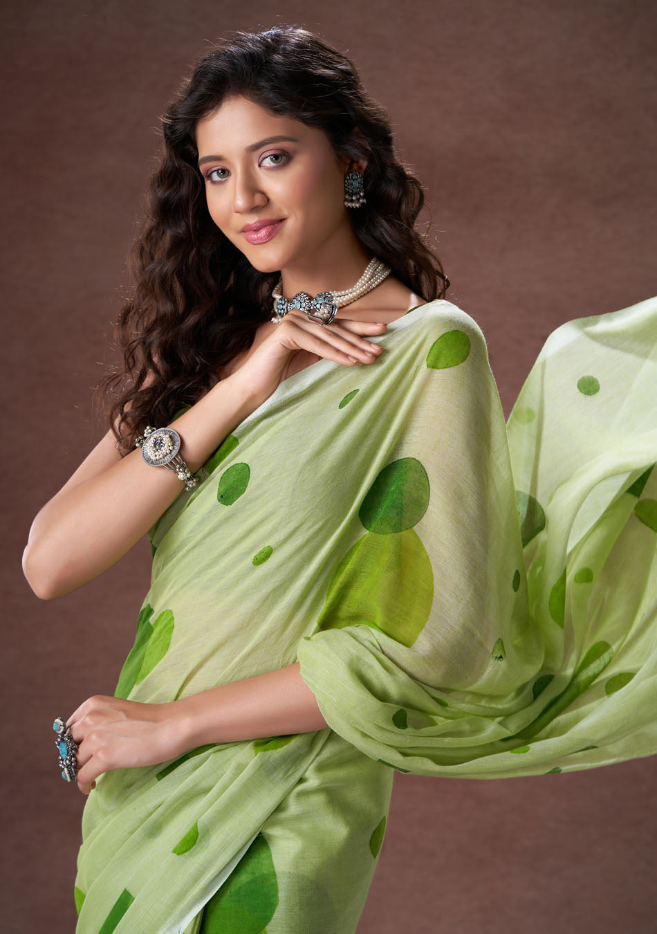 Green on Green Polka