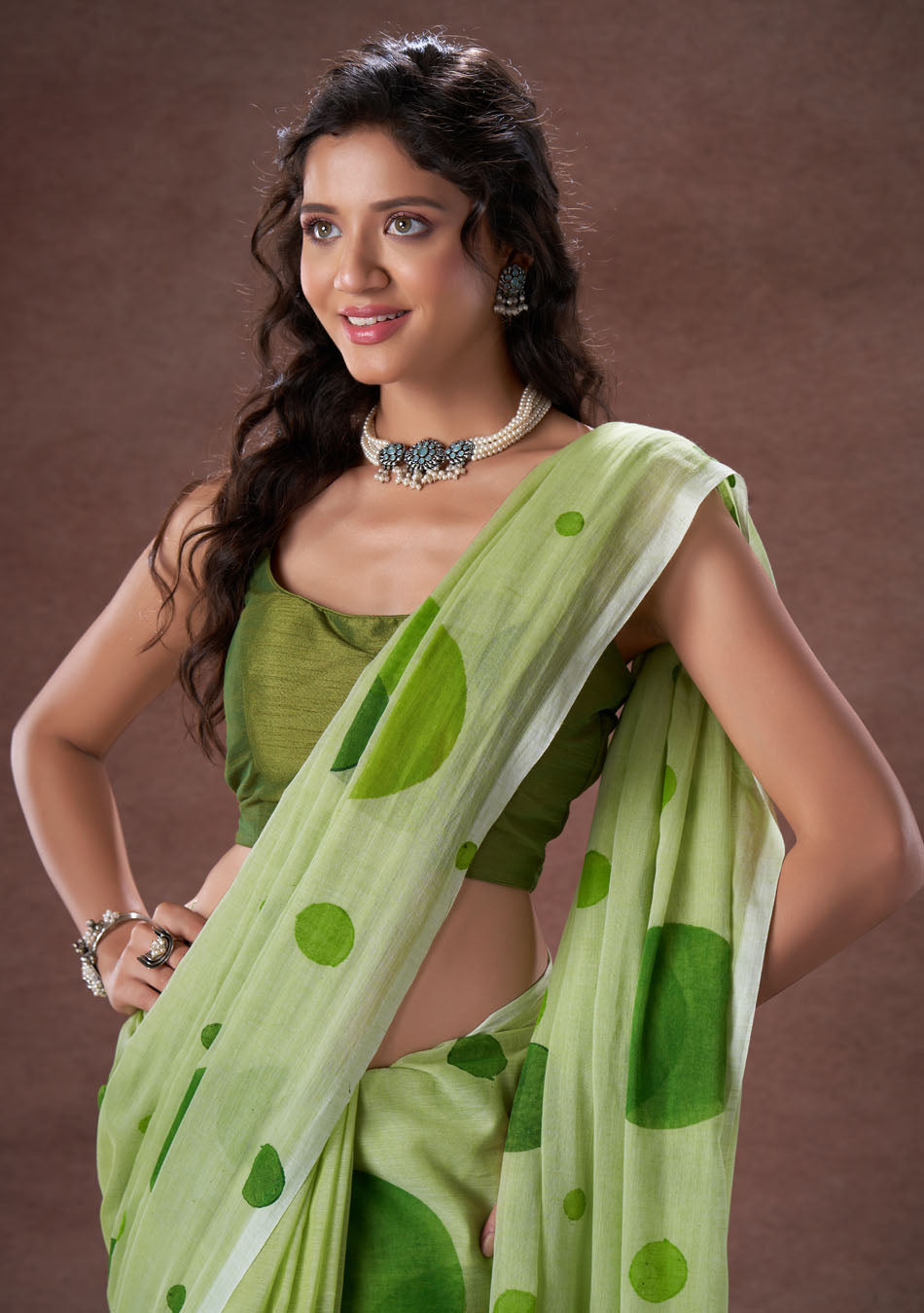Green on Green Polka