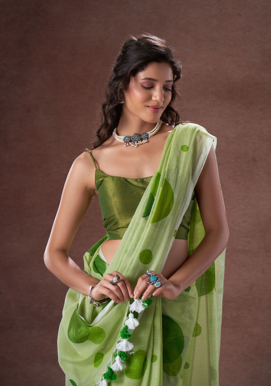 Green on Green Polka