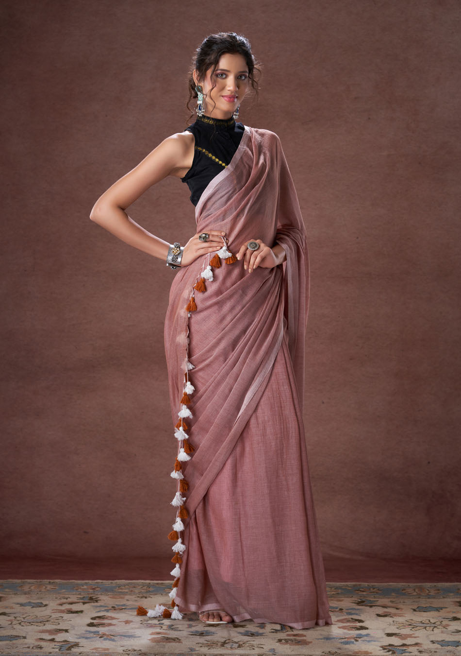 Mocha Mousse Saree