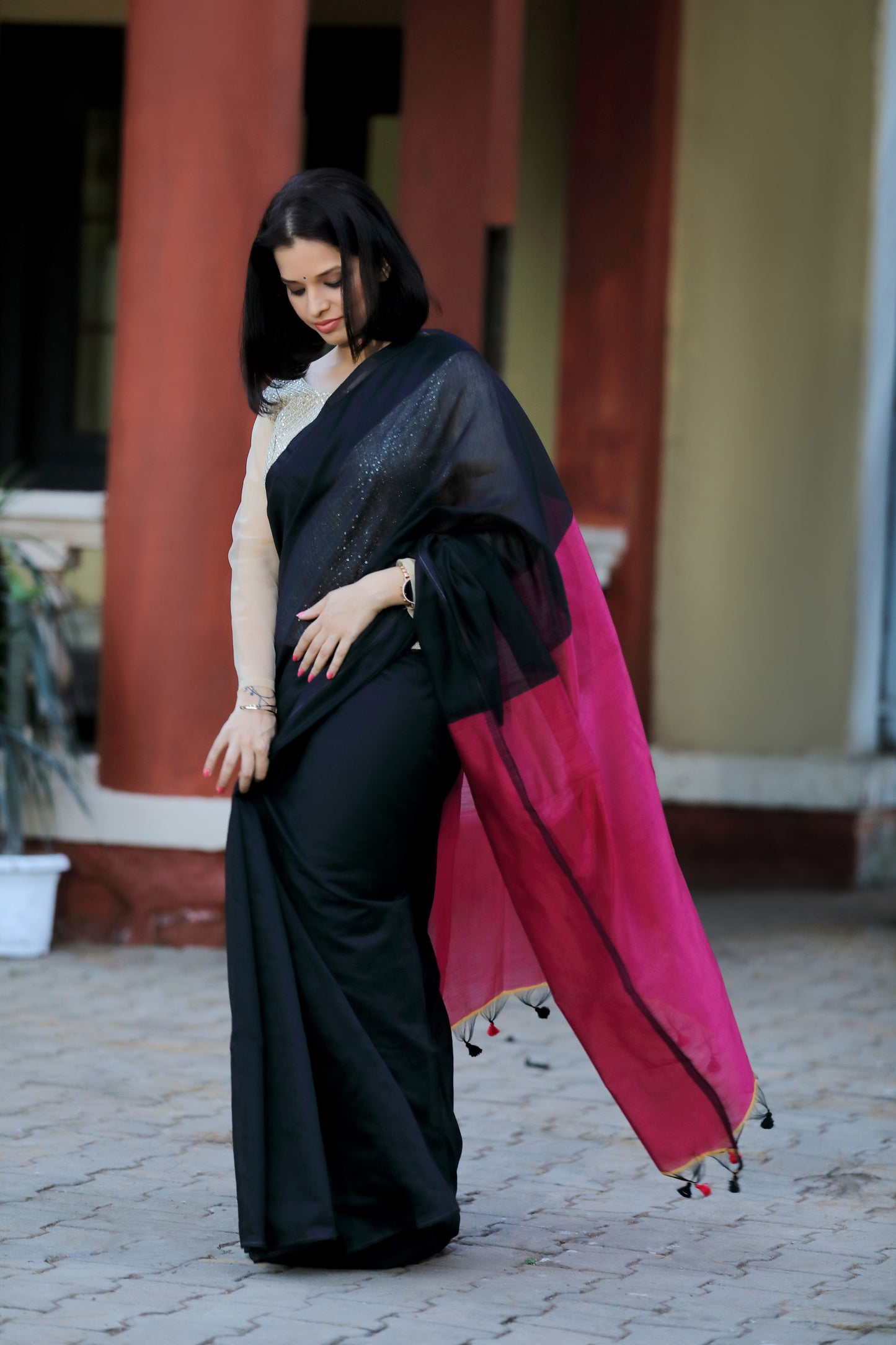 Raat Rani cotton silk saree