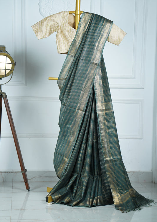 Green Silk Saree