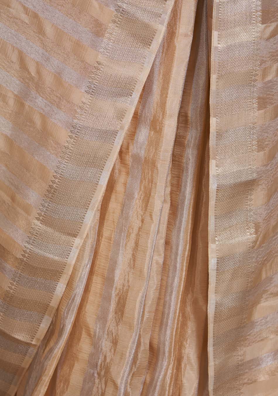 Golden Party wear Saree