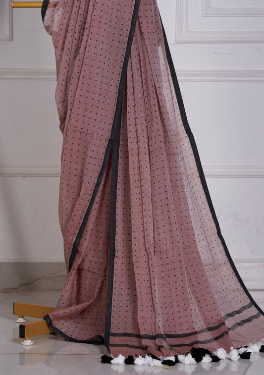 Mocha Bindi Saree